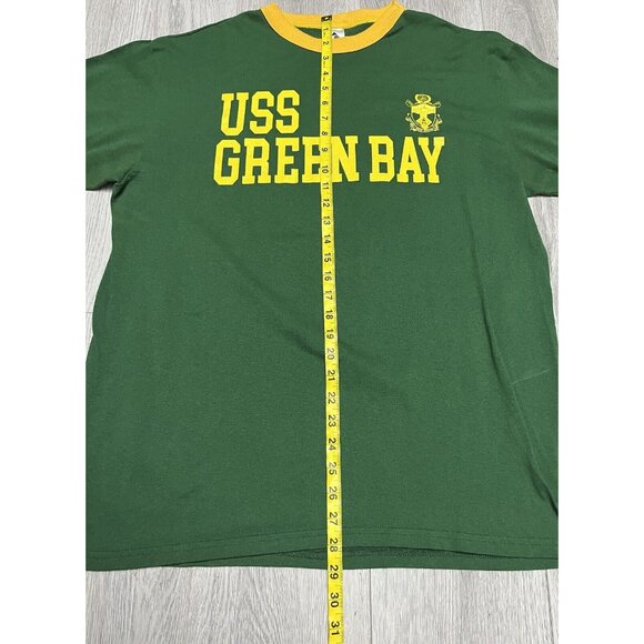 Vintage NFL 90s USS Green Bay Packers (LPD-20) Navy Ship T-Shirt Size Adult XL - Picture 6 of 7